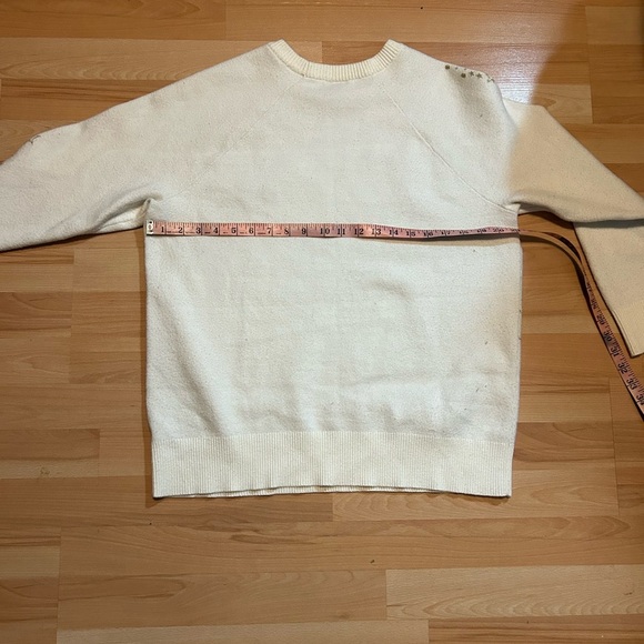 Torrid Cream Sweater with Gold Celestial Design - Picture 9 of 10